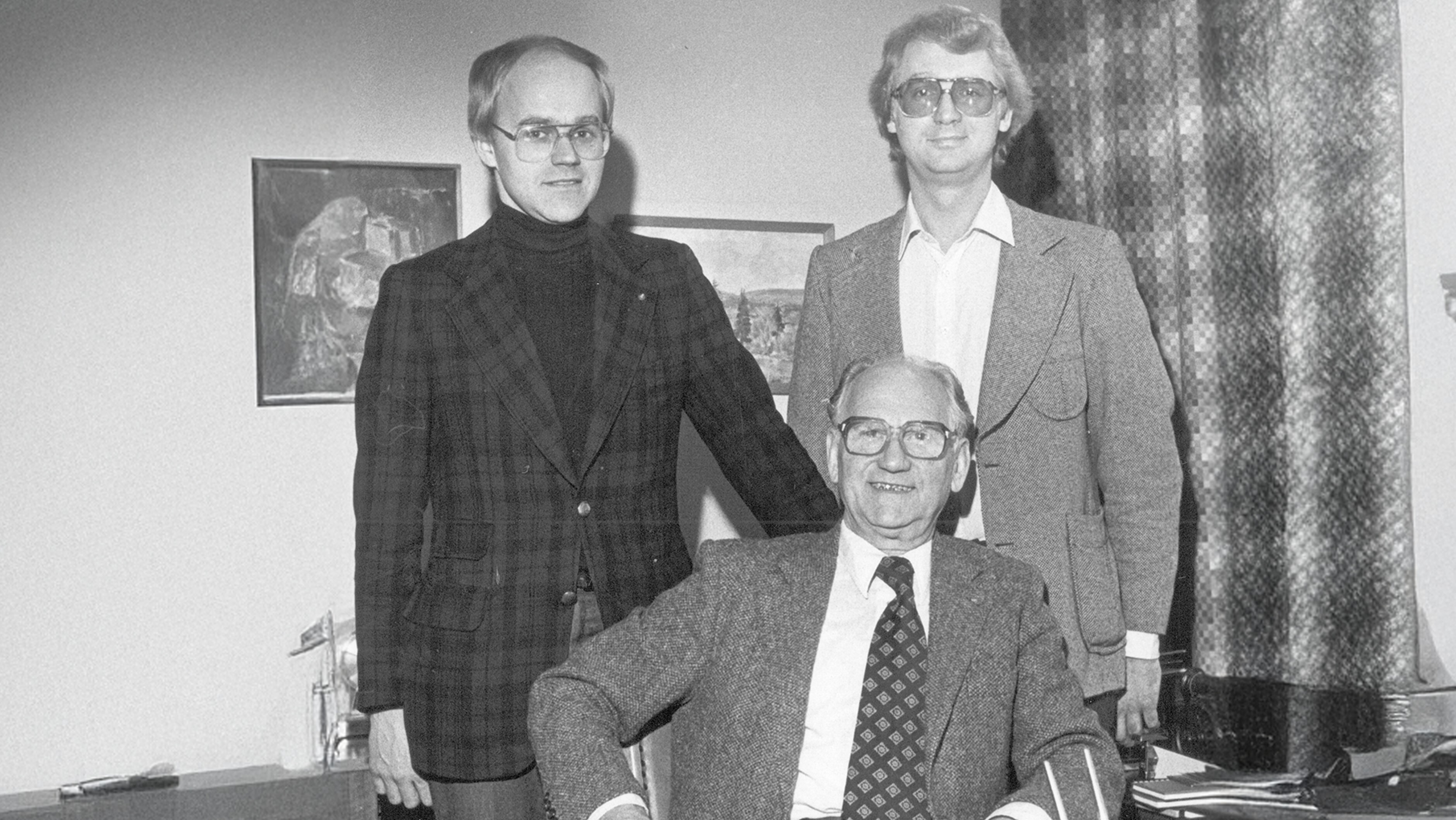 Folke Börjesson och sönerna 1980